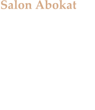 Salon Abokat Auerbacher Str. 22 Rodewisch i.V. 08228 Deutschland Inh. Nadine Abokat Telefon: 03744 - 48881 Email: info@salon-abokat.de  www.salon-abokat.de